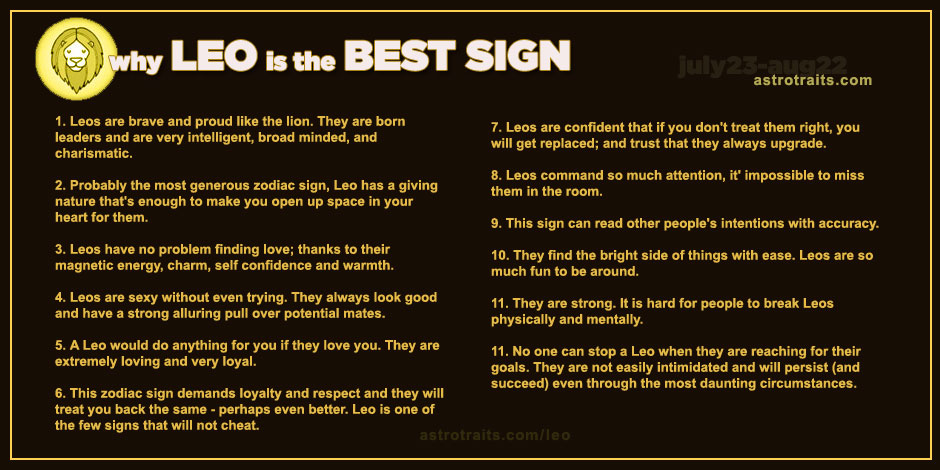 What Zodiac Sign Is Best For Leo