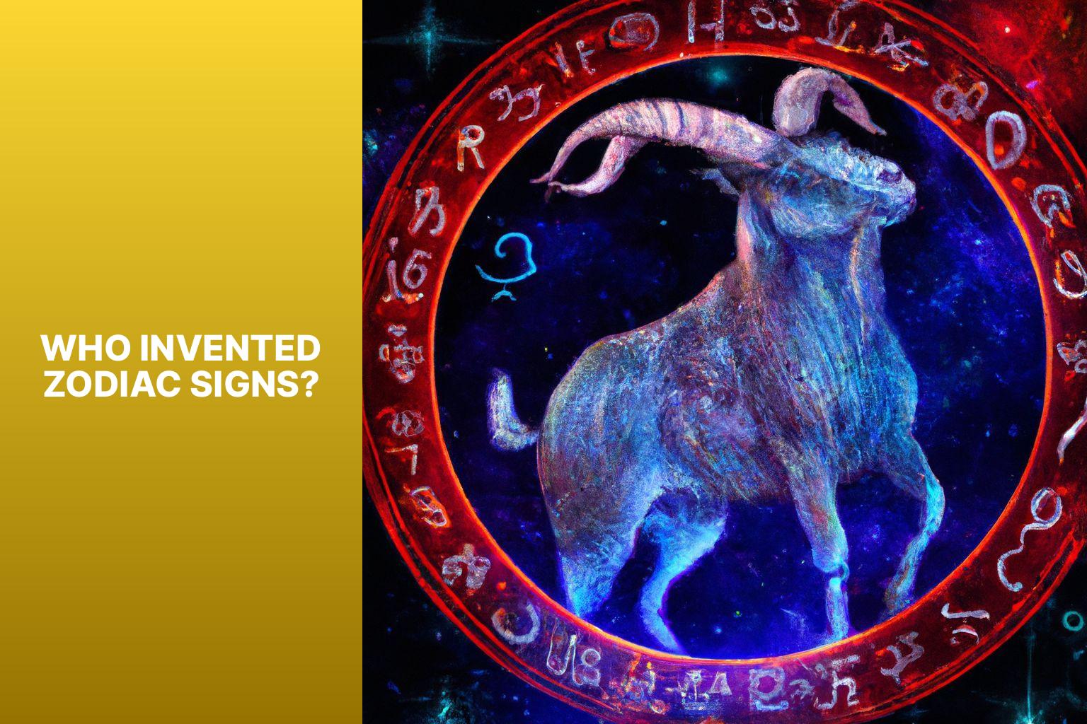 Who Invented Zodiac Signs? - who invented zodiac signs 