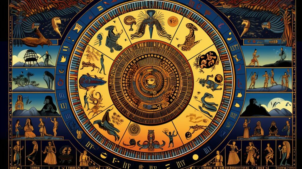 Egyptian Horoscope Chart